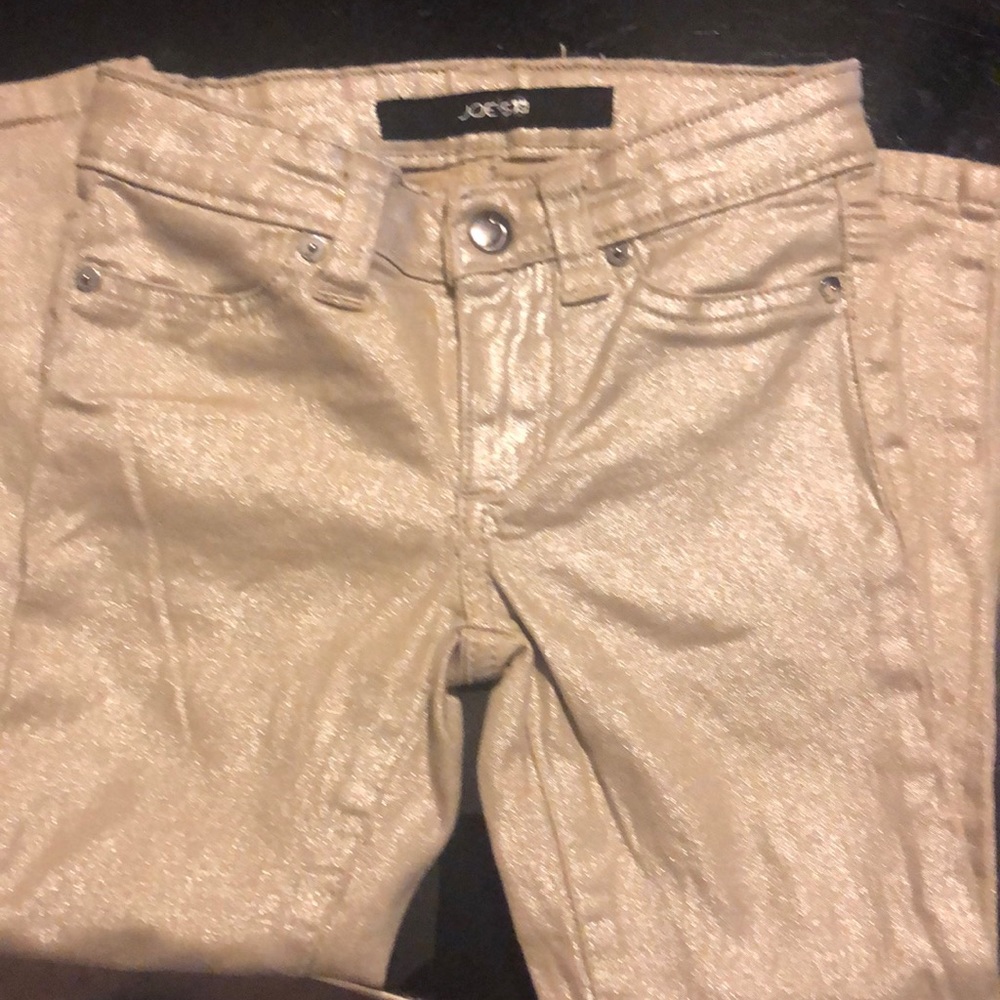 Joes brand golden khaki jeggings size 4T